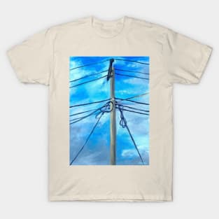 Sunny Telephone Pole T-Shirt